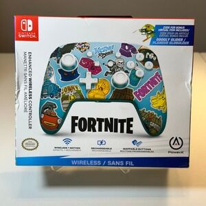 PowerA Enhanced Wireless Fortnite Controller for Nintendo Switch with Bonus Code